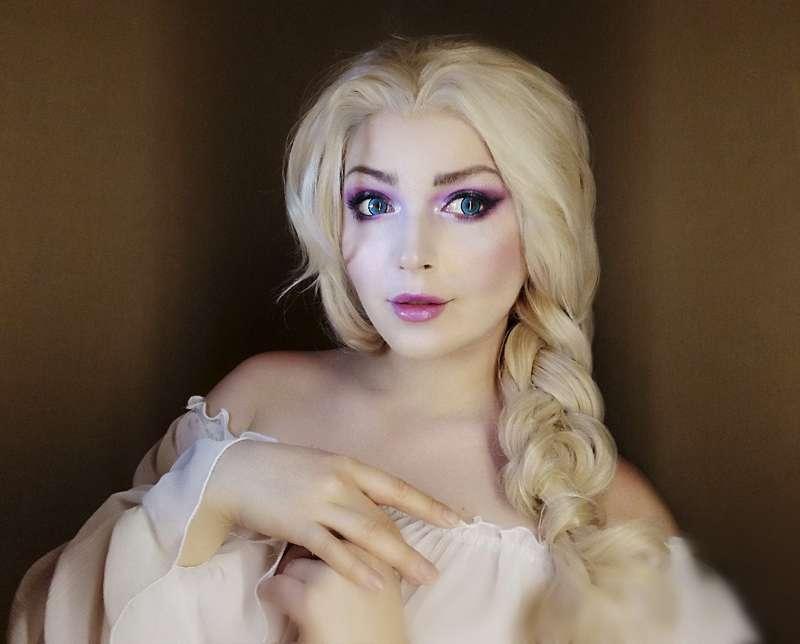 Elsa make-up test