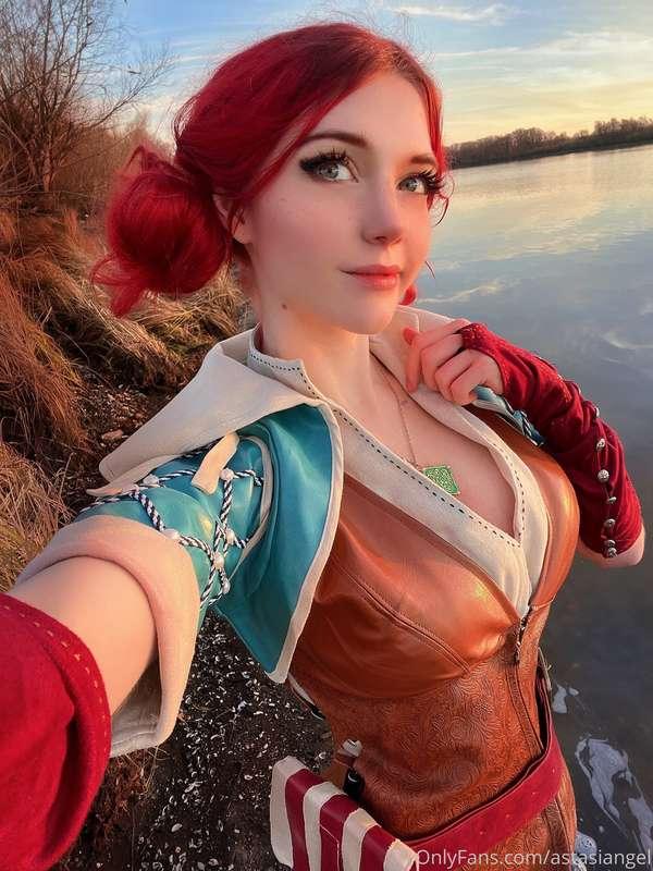 I had a photoset with Triss  Ohh this is the first experienc..