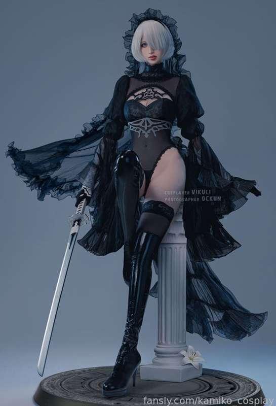 HELP ~ 
I really want to Do 2B she's sooo Gorgeous but also expensive ! 

This outfit costs $120 but I could look so pretty in it! And the wig is $20 because unfortunately I no longer have a wig for her 
So I will need $140 🥺 I'm thinking of doing sets of 10 topless + 5 nude + 1 video + 5 lingerie for $45 (price to be given on Paypal) So I would have to sell at least 3! 
If you want to finance the costume yourself I can offer you what you want + the preview of the cosplay (which I will try to shoot!) 

Thank you in advance ! 