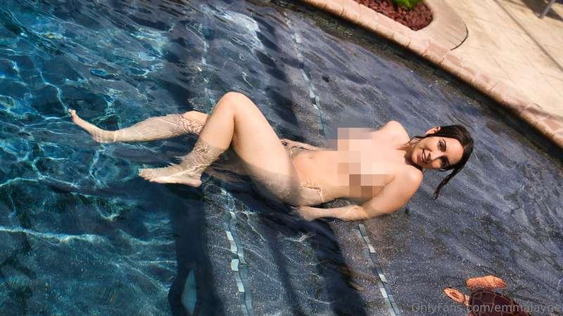 Swimming nude is way better than not nude! I just sent this ..
