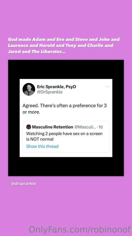 Everything I posted on IG this week @sexgeekrobin