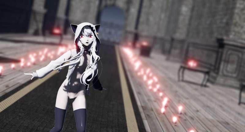 FullHD【MMD R-18】 PiNK CAT - Azuma Lim