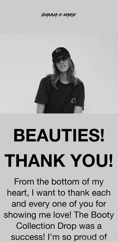 Good afternoon babes. I just wanted to let you know that I'm..