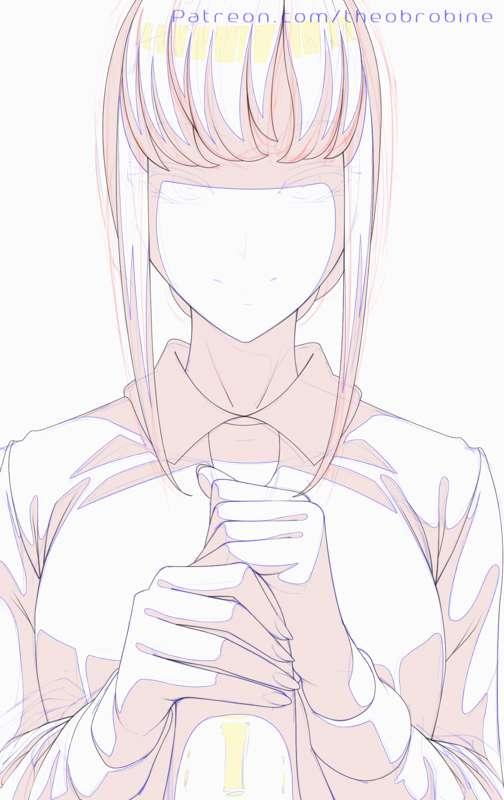 [gif] Chainsaw Man Makima hand job wip
