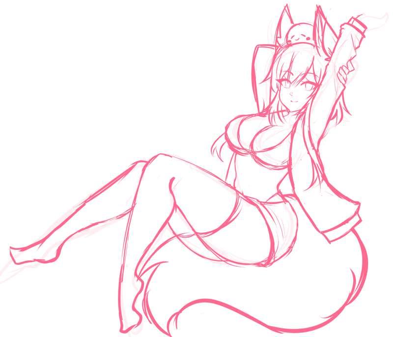 Fox OC Commission WIP#1