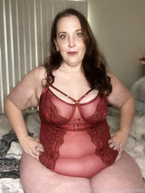 In honor of Valentine’s Day, red lingerie