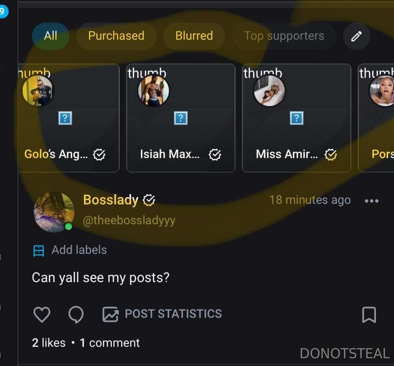 Can yall see media posts?