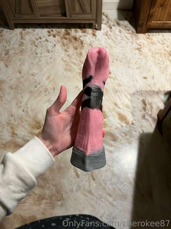New video coming soon! Can’t wait to put this Elephant dildo..