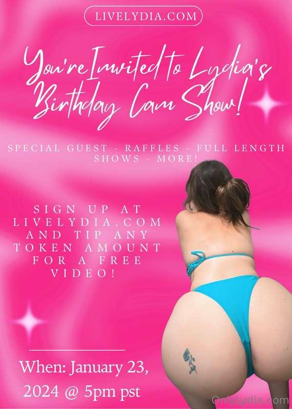 read these to see how to get full access to my birthday fun ..