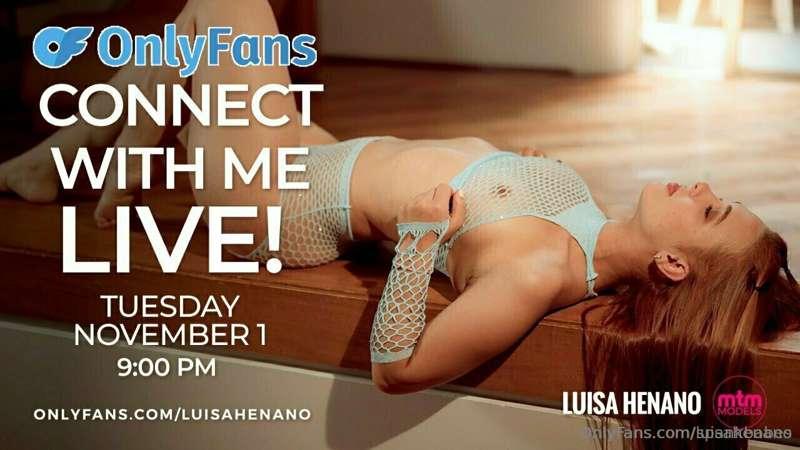 Today is my ONLYFANS live! 9PM! come join me and we'll have ..