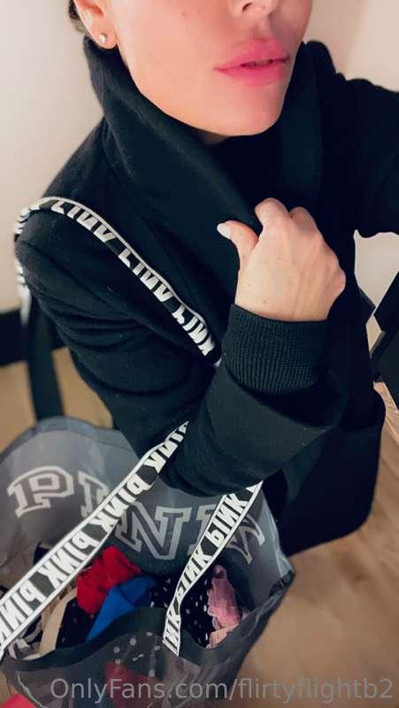 Out picking up some sexy panties to show you guys under my u..