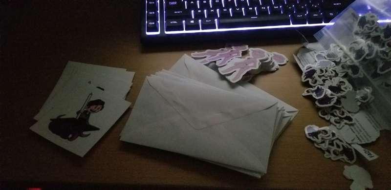 Mailing out the Special Offering stickers today!