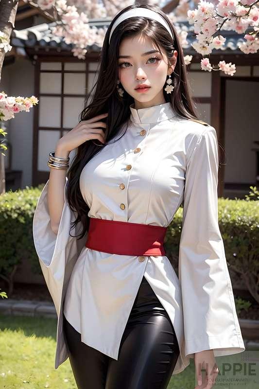 HP158 - Chizuru Kagura (King of Fighters, KOF) 神楽ちづる(ザ・キング・オブ・ファイターズ) (80 Images)