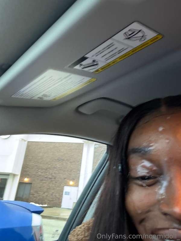 Pulled up to a fan job got nutted on 😩😂