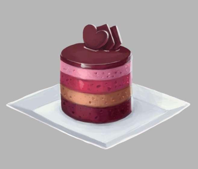 mousse cake!