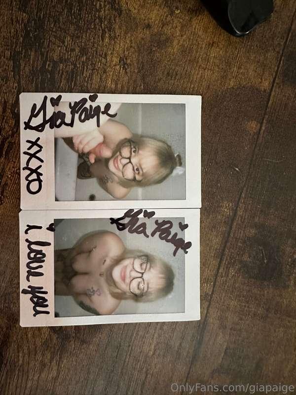 You can own the Polaroids from this scene (; DM me 