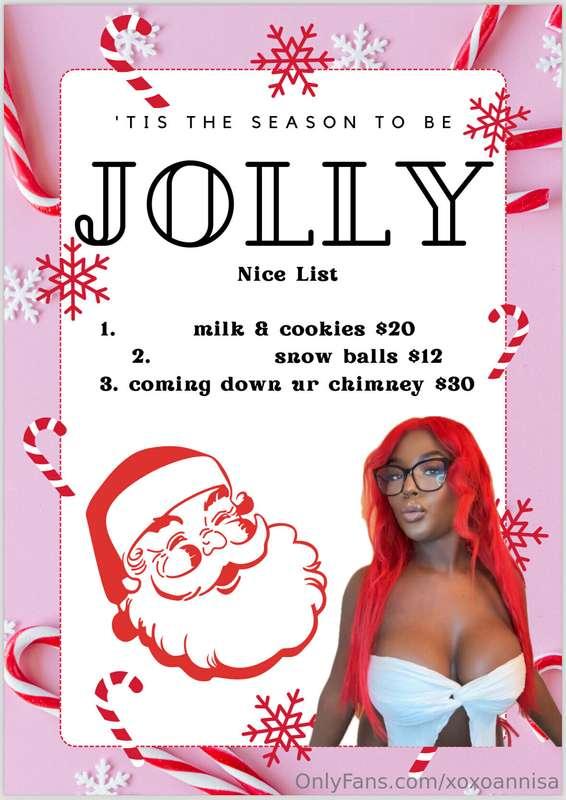 I hope you’ve been a good boy this year 😘❤️🎅🏼