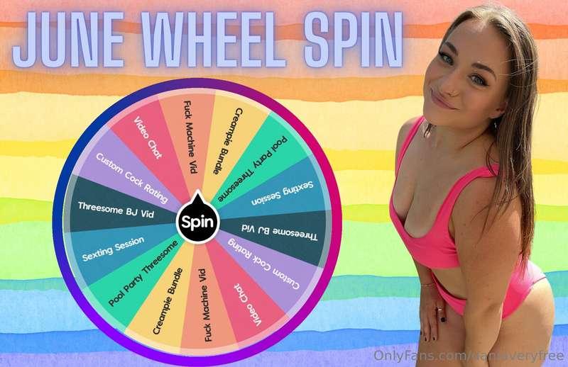 🌈 PRIDE MONTH WHEEL SPIN🌈  Happy June... aka pride month fro..