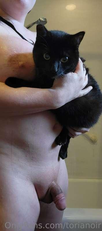 This is Lucifer the Bringer of Darkness and she is adorable...