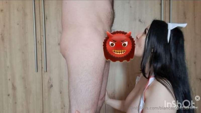 3 minutová kuřba i s cucáním koulí 💦💦💦😈