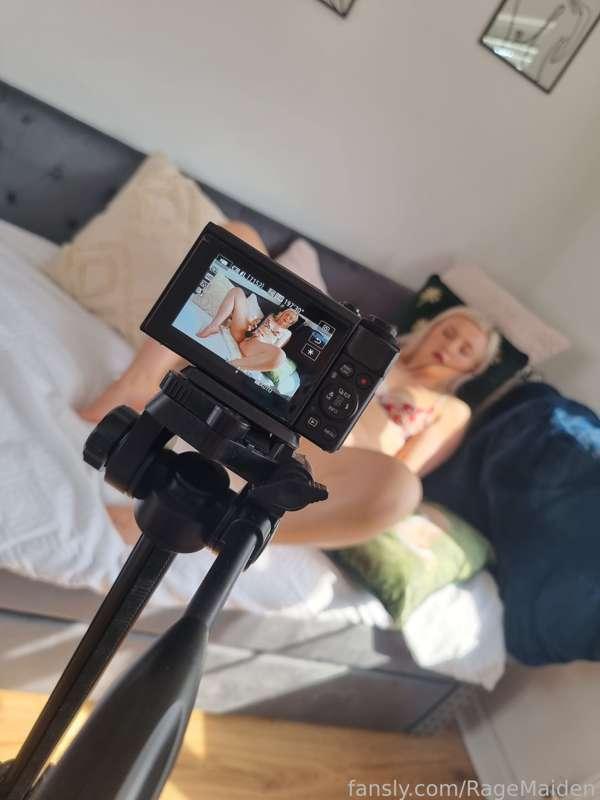 Been a busy filming and editing day for you guys today!! Get hyped for tomorrow's video that I'm going to drop it's a peg scene you won't forget! 😘🥰😜