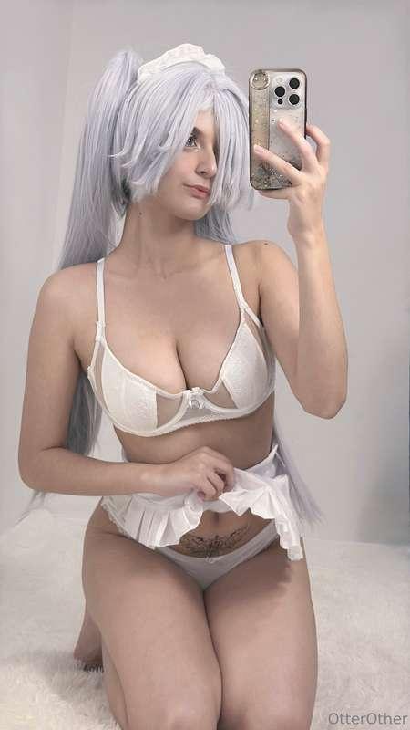 Maid Cindy is here! Tip $15 for the full set ;3(Announcing/s..