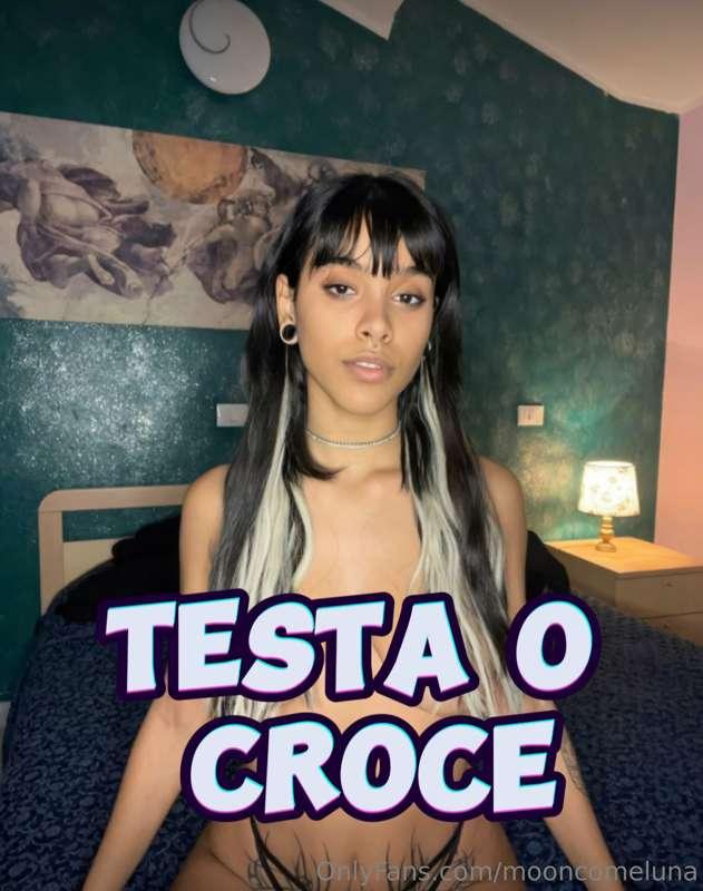 🇮🇹***TESTA O CROCE?*** 😈💦
Quale dei due lati della moneta us..