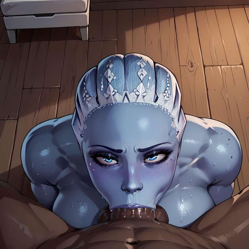 Liara (Mass Effect) x BBC, Mini Request FULL