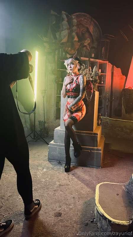 Some Behind the Scenes from the last photo shoot. It will be..