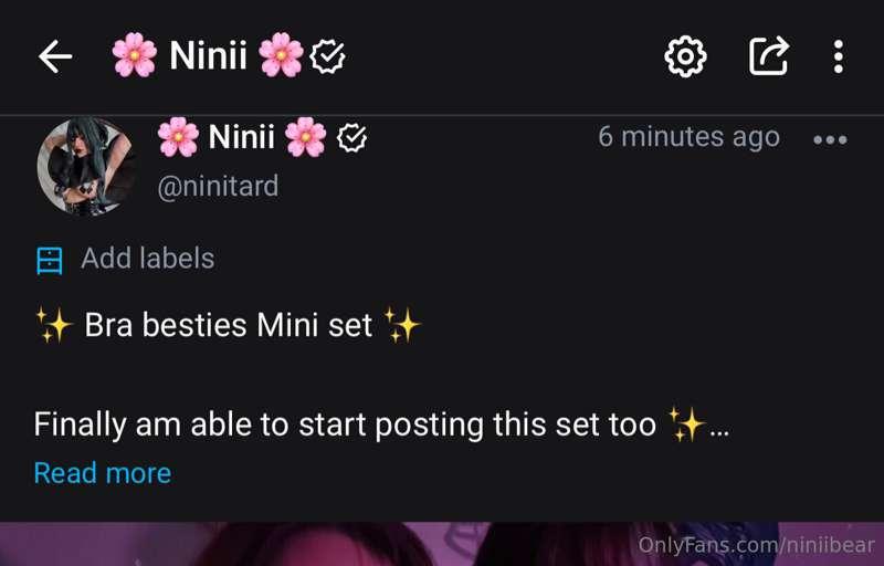 Finally dropping sets with my girlie 👀

Go check it out
Sent..