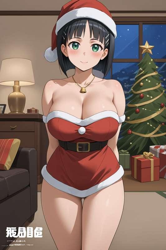 Kirigaya Suguha Christmas - Sword Art Online NSFW Photobook
