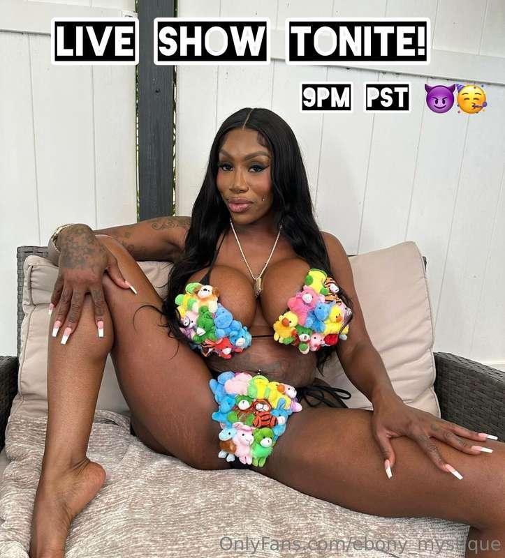 See you tonite at 9pm pst bby !! Be ready to party with your..