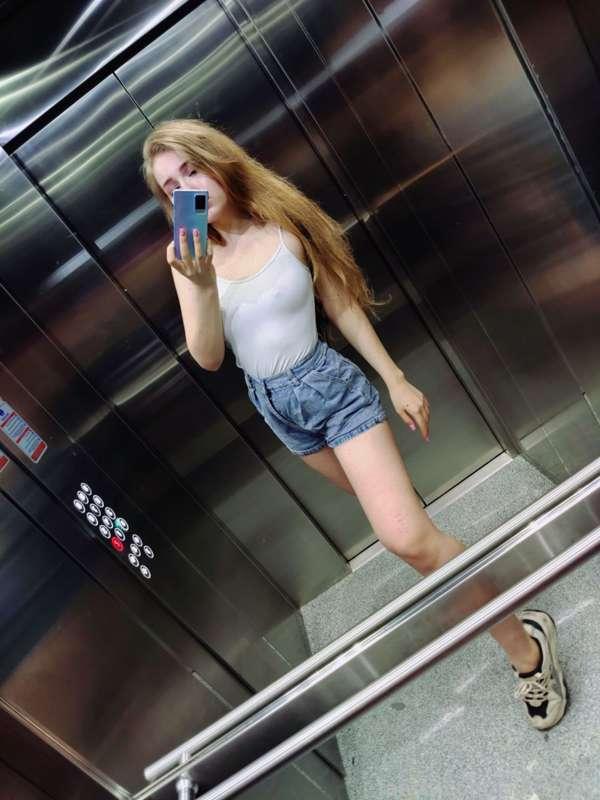I like taking an elevator selfie so much.
It is good place to hide and show something hidden 🍒🔥


#gamegirl #teen #boobs #gfe #girlfriend #hot #horny #sex #sexy #butt #booty #panties #wet #tits #nude #naked #strip #anime #cute #slim #feet #ass #nipples#babygirl #shorts 
