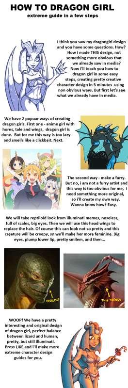 How to dragon girl