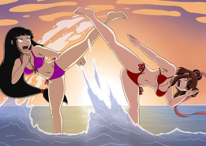 Commission: Showdown! Mai-Li vs. Ami
