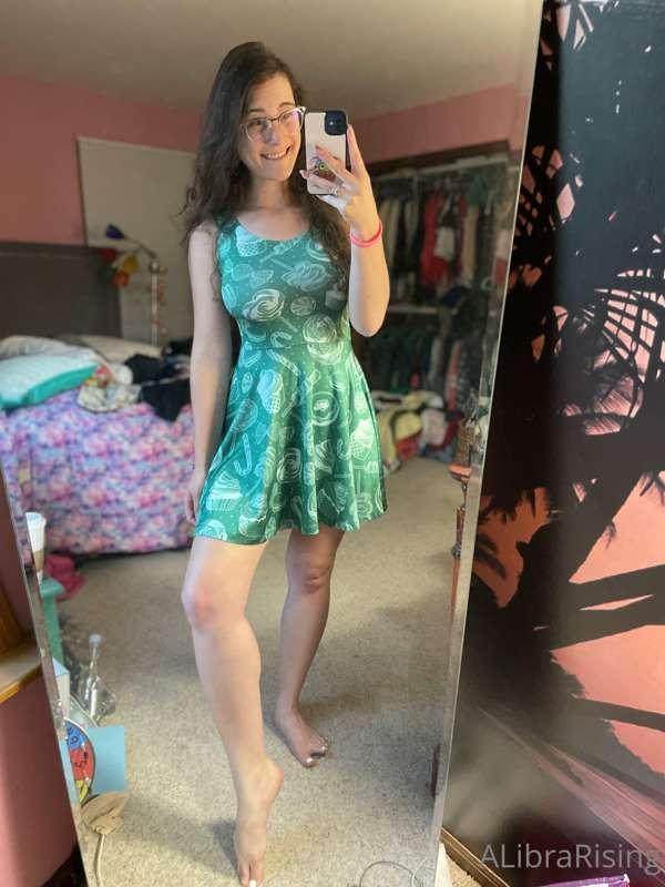 This dress is super comfy, shows off my piercings, and I alw..