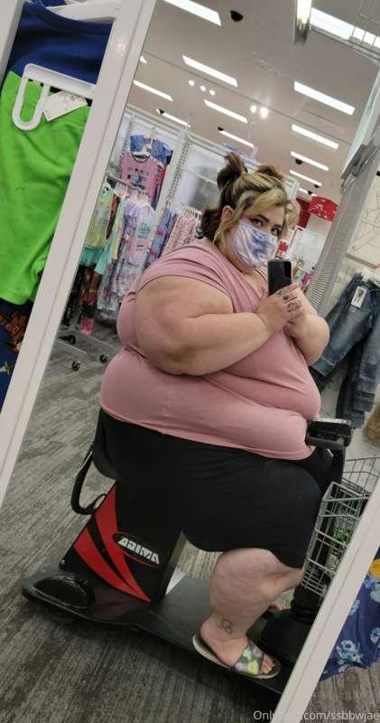 I can *barely* fit in the scooters at Target! What would you..