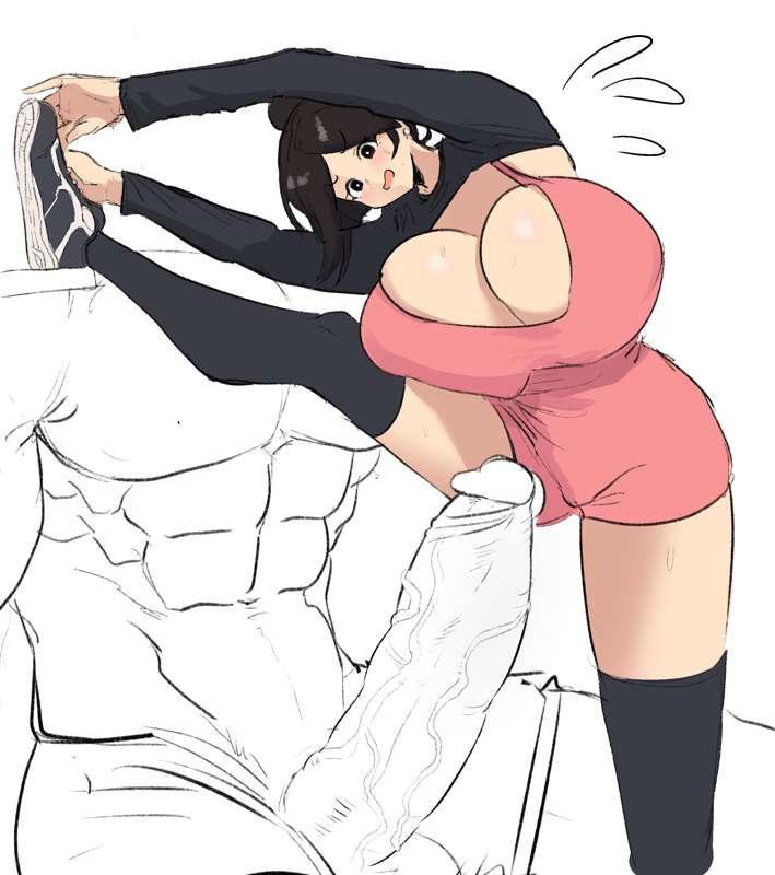 Rain stretching exercises SFW/NSFW