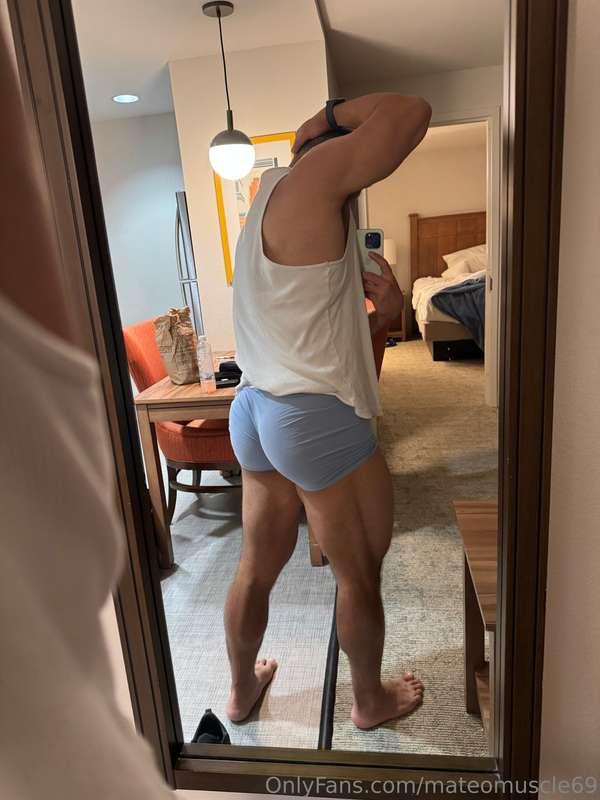 Morning wedgies. Ass always eating my underwear. 