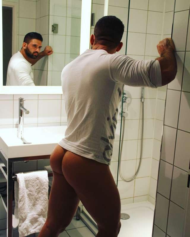 You like it up against the wall?