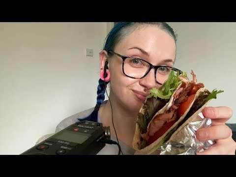 📣 EARLY ACCESS 📣 ASMR Eating A BLT Wrap [But Not Bacon🤣] TRYING THE VIRAL WRAP HACK… IT’S INCREDIBLE 🤯