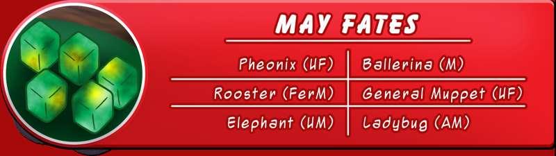 May Fates Announcement