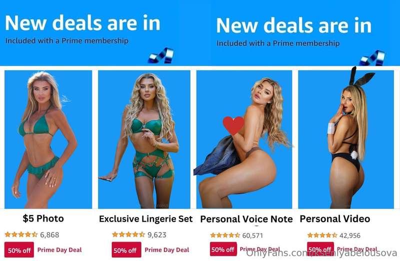 ⚡️ KSENIYA'S PRIME DAYS ARE BACK ⚡️I've been planning this f..