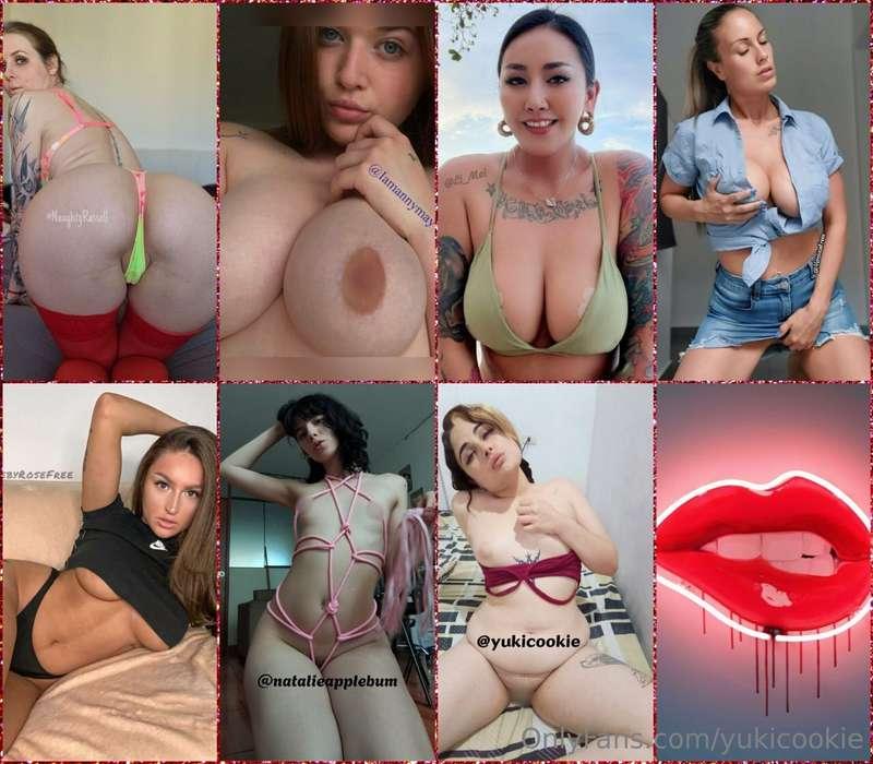 💗💛 @NaughtyRASSELL 💛 💗🍒🌶 @IAMANNYMAY 🌶🍒🌼✨ @LI_MEI ✨🌼🫦💞 @VERO..