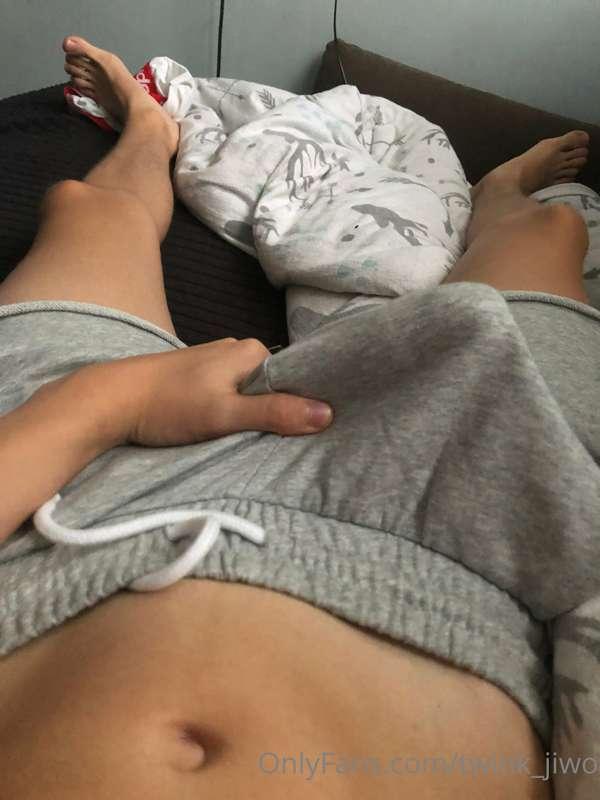 Just a usual morning wood 😏 My dick wants to get out from my..
