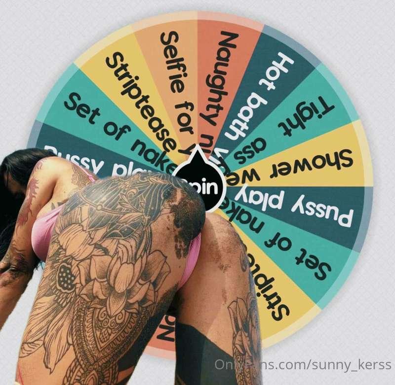 🔞SUNNY SEXY WHEEL🔞

 𝐒𝐩𝐢𝐧 𝐭𝐡𝐞 🔥SUNNY'𝐒 𝐖𝐇𝐄𝐄𝐋🔥  

I’m waiting..