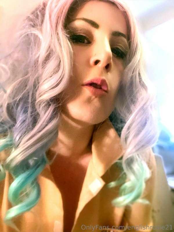 I have been dressing up in my wigs for Halloween. When I’ve ..