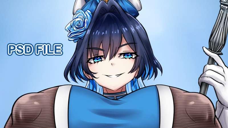 [Hololive] - Kronii Maiden PSD File