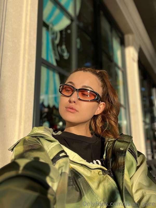 Soaking up the sunshine vibes with a touch of shades! 😎☀️ Em..