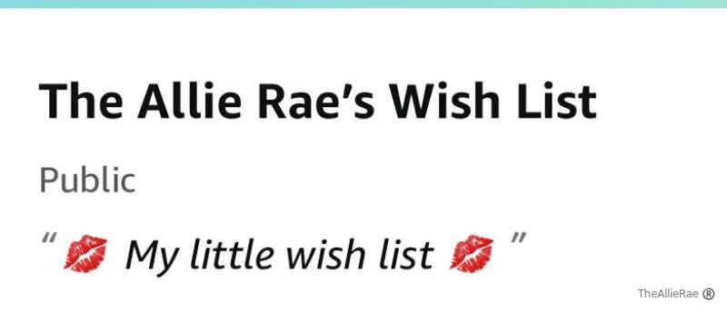 As requested, I updated my Amazon Wish List for you! 🫶 I lov..